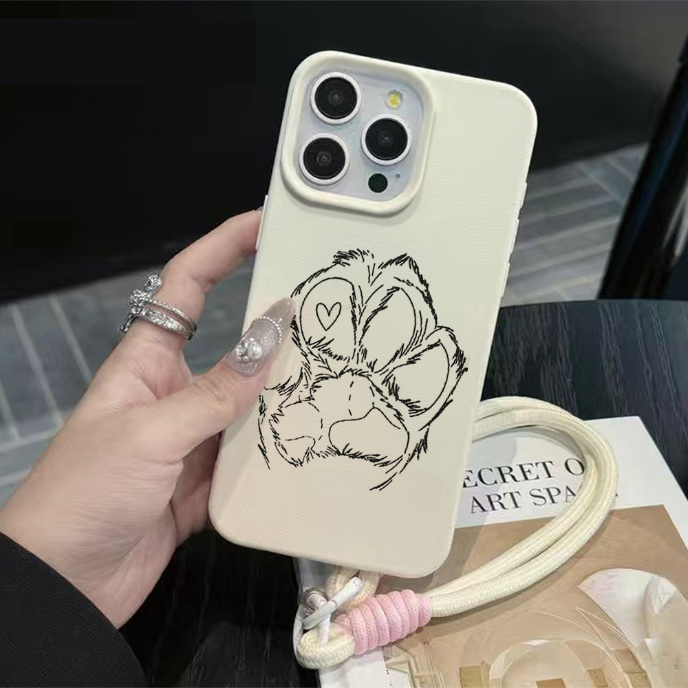 Amiable Dog Paw Beans INS Hand – Phone Cases With Straps recenzja i cena