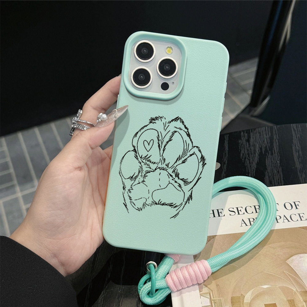 Amiable Dog Paw Beans INS Hand – Phone Cases With Straps recenzja i cena