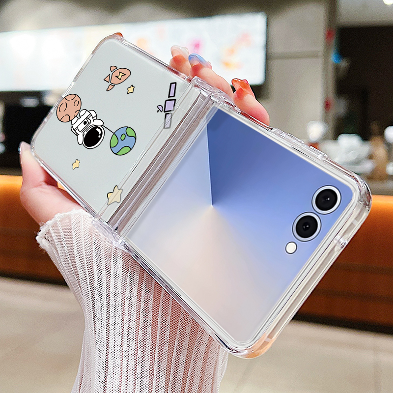 Astronauts Pattern Folding Pho – Phone Cases Clear recenzja i cena