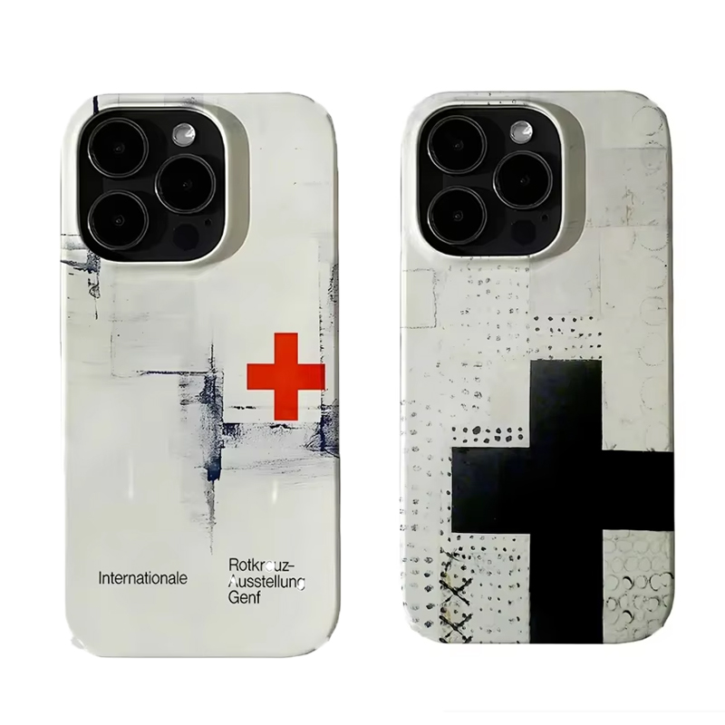 Hot Sale Ins Retro Red Cross A – Phone Cases On Sale recenzja i cena