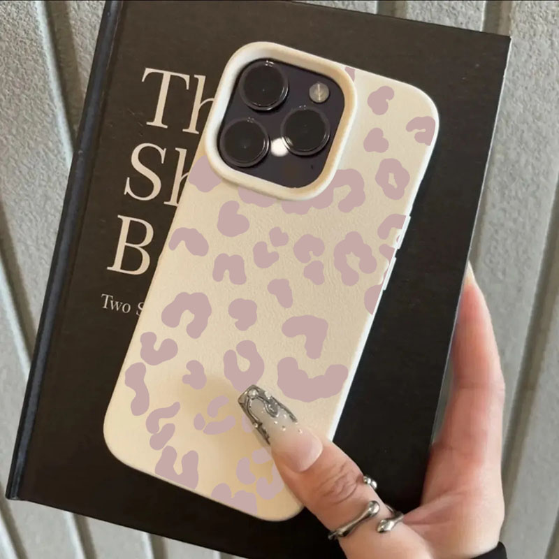 Pink Leopard Print Lichee Patt – Phone Cases Leopard Print recenzja i cena