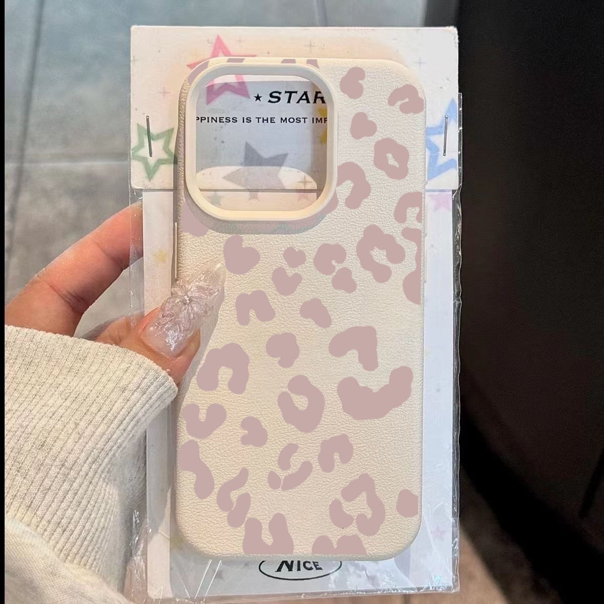 Pink Leopard Print Lichee Patt – Phone Cases Leopard Print recenzja i cena