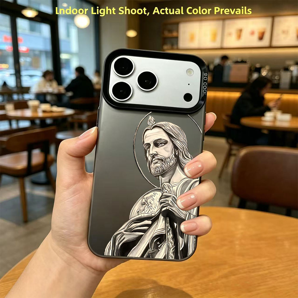 San Judas Tadeo Pattern Design – Phone Cases Iphone 16 Pro Max recenzja i cena