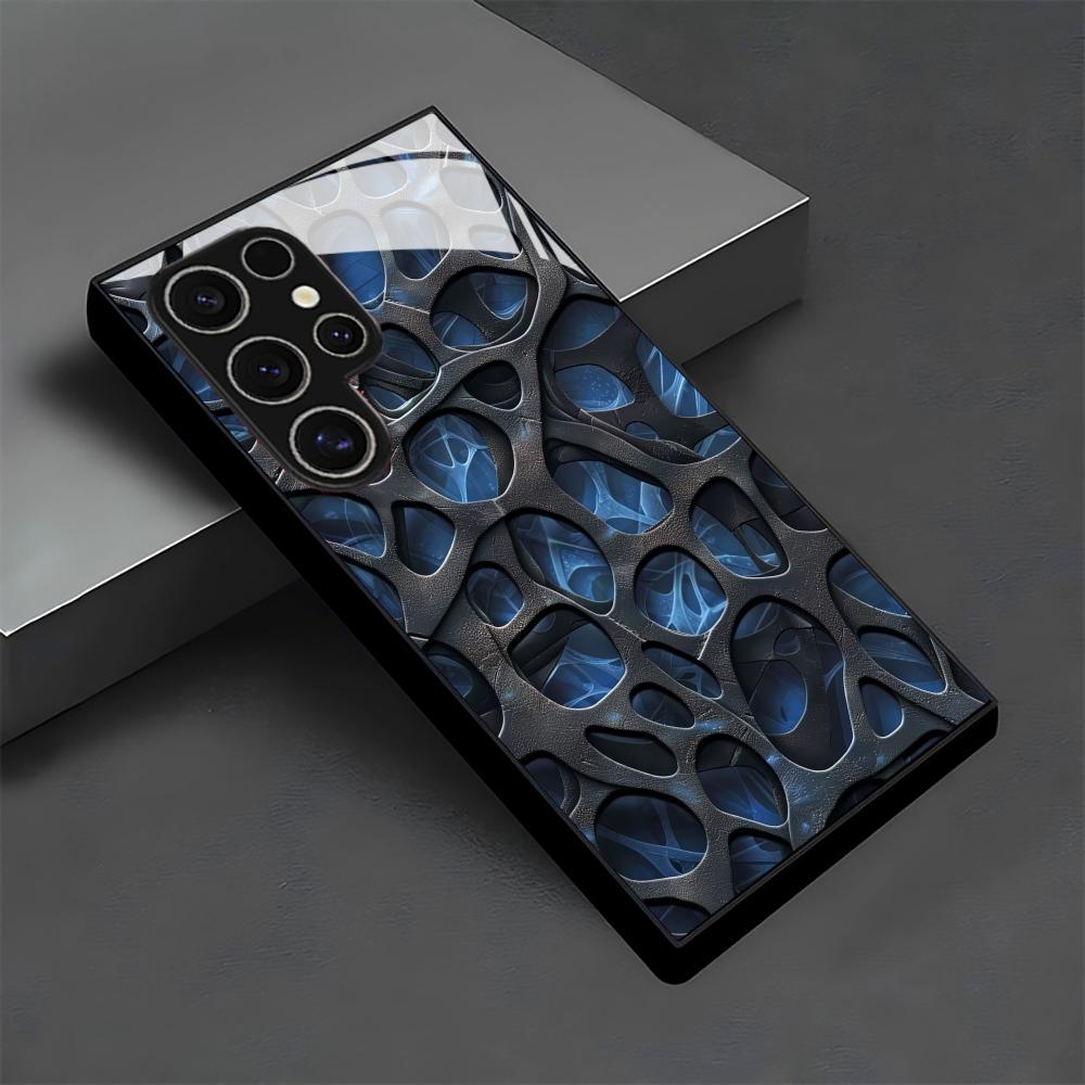 Cool blue honeycomb glass Phon – Phone Cases Cool recenzja i cena