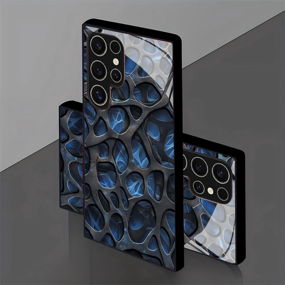 Cool blue honeycomb glass Phon – Phone Cases Cool recenzja i cena