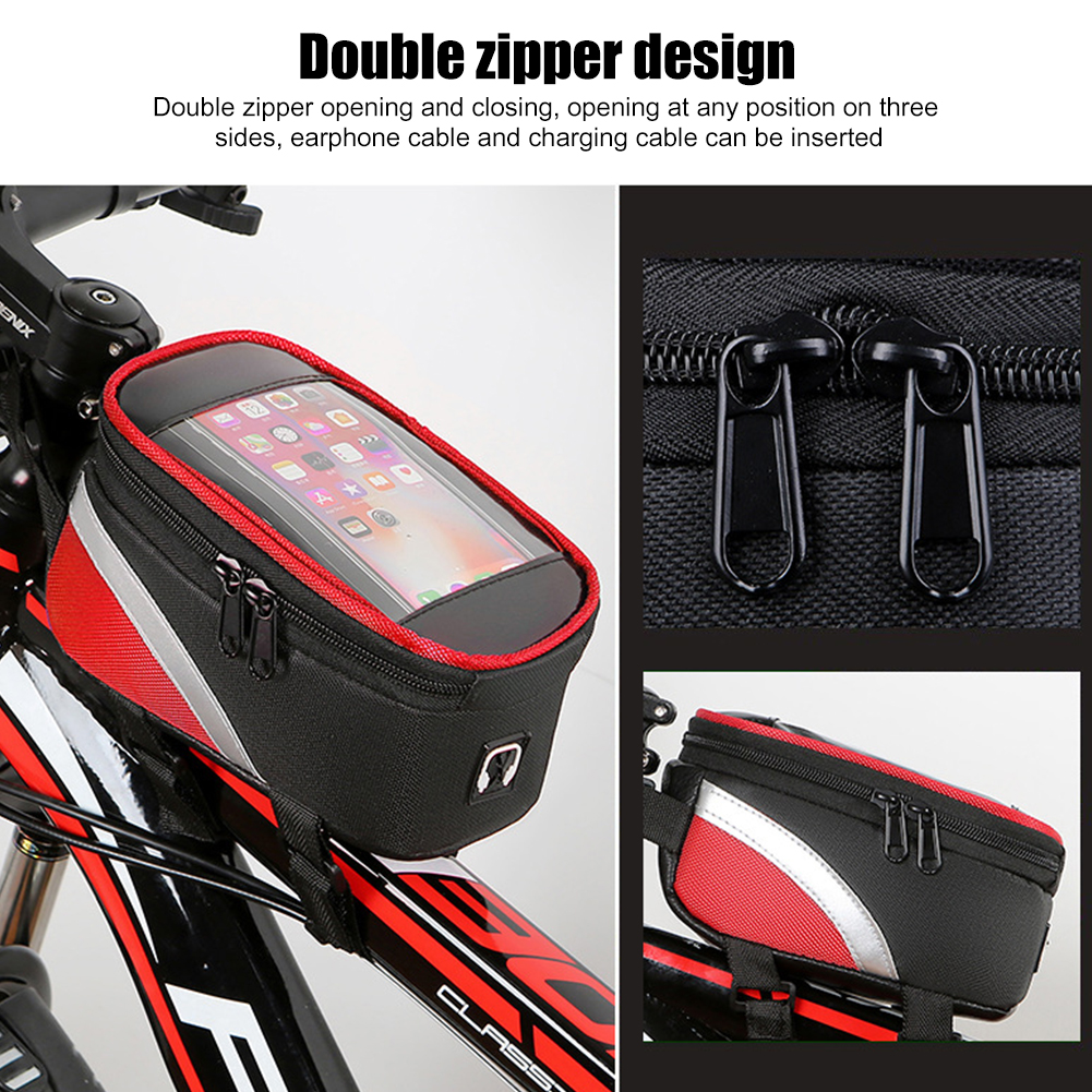 Water  MTB Bike Bag Front Tube – Phone Cases Youtube recenzja i cena
