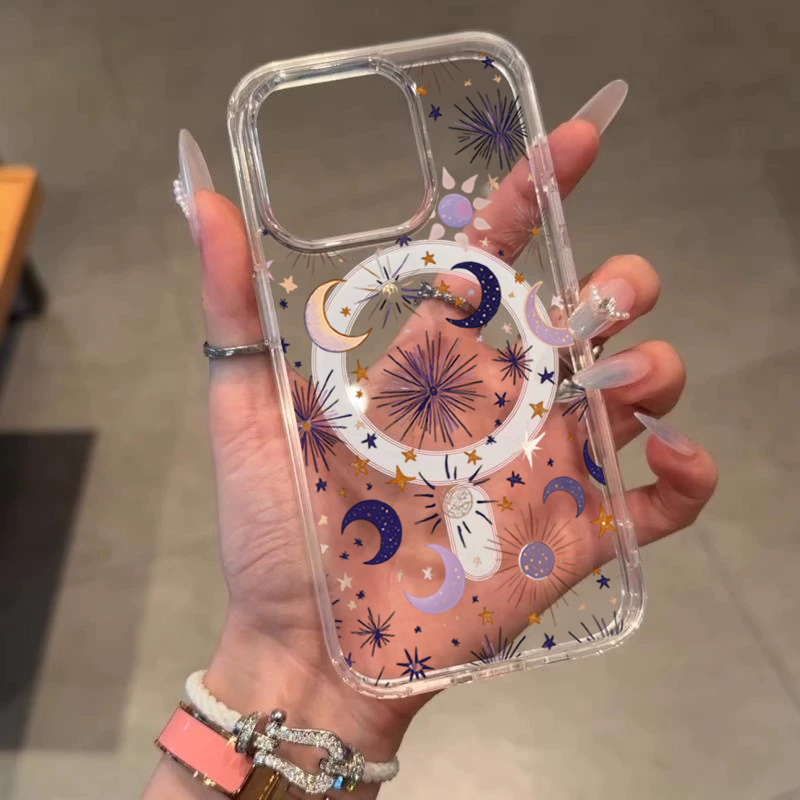 Romantic Sun Moon Stars Phone  – Phone Cases Clear recenzja i cena