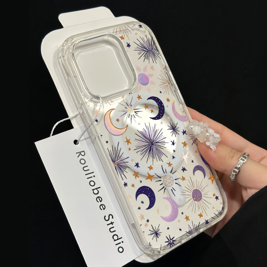 Romantic Sun Moon Stars Phone  – Phone Cases Clear recenzja i cena