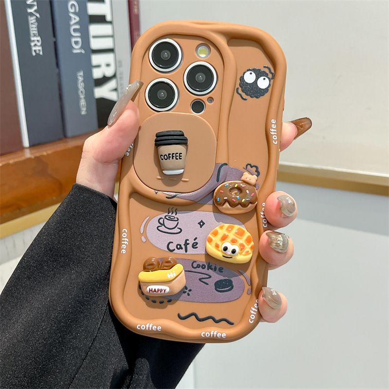 3D Cartoon Bread With Wrist St – Phone Cases With Loop recenzja i cena