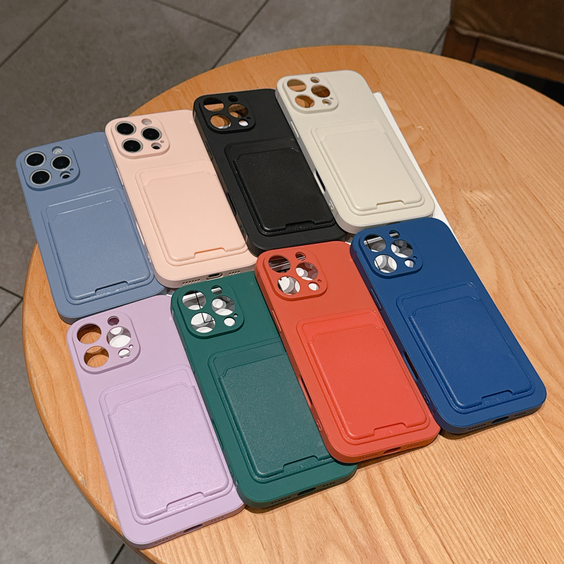 Luxury Liquid Silicone Wallet  – Phone Cases With Wallet On Back recenzja i cena