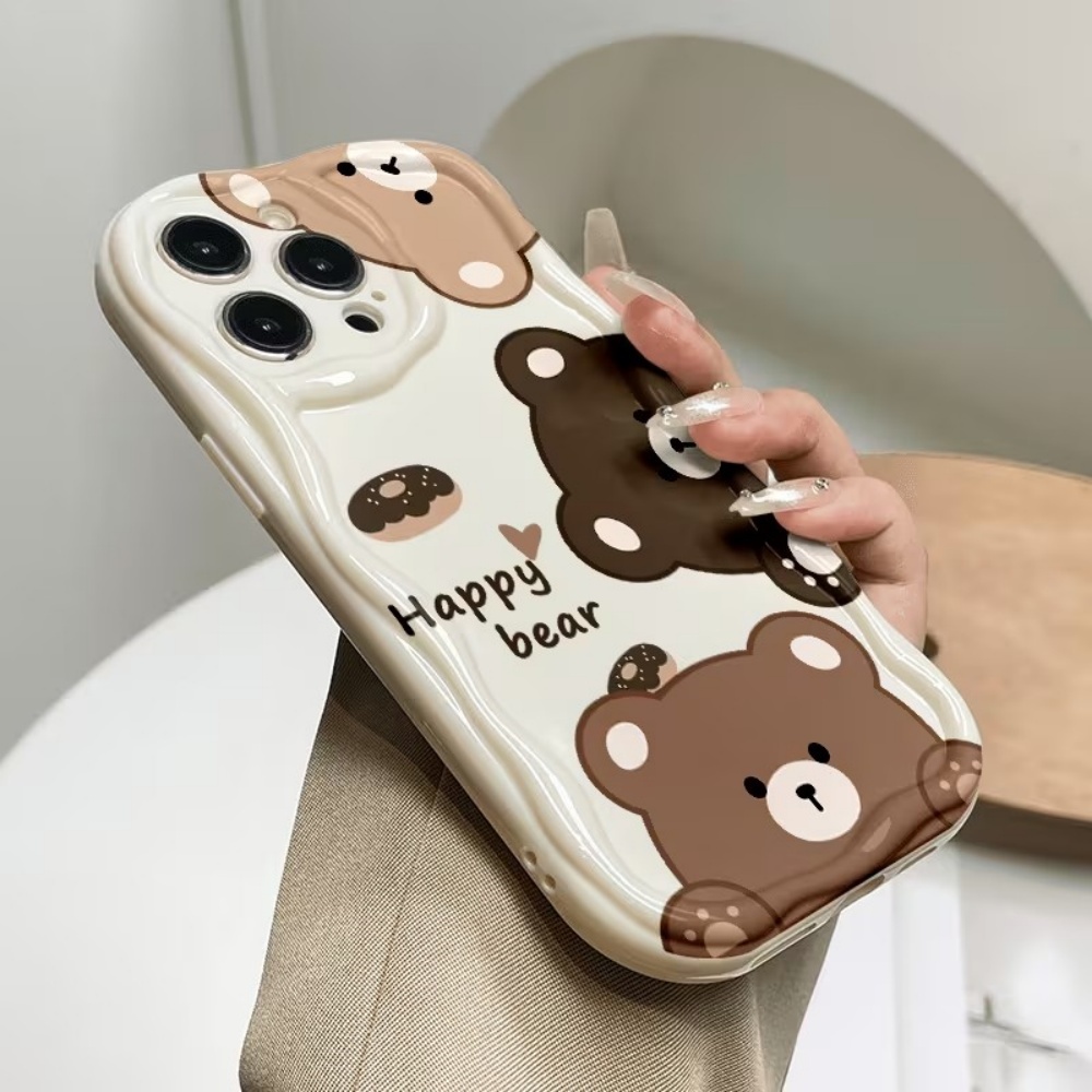 Cute Bear Cool Tiger Pattern P – Phone Cases Cool recenzja i cena