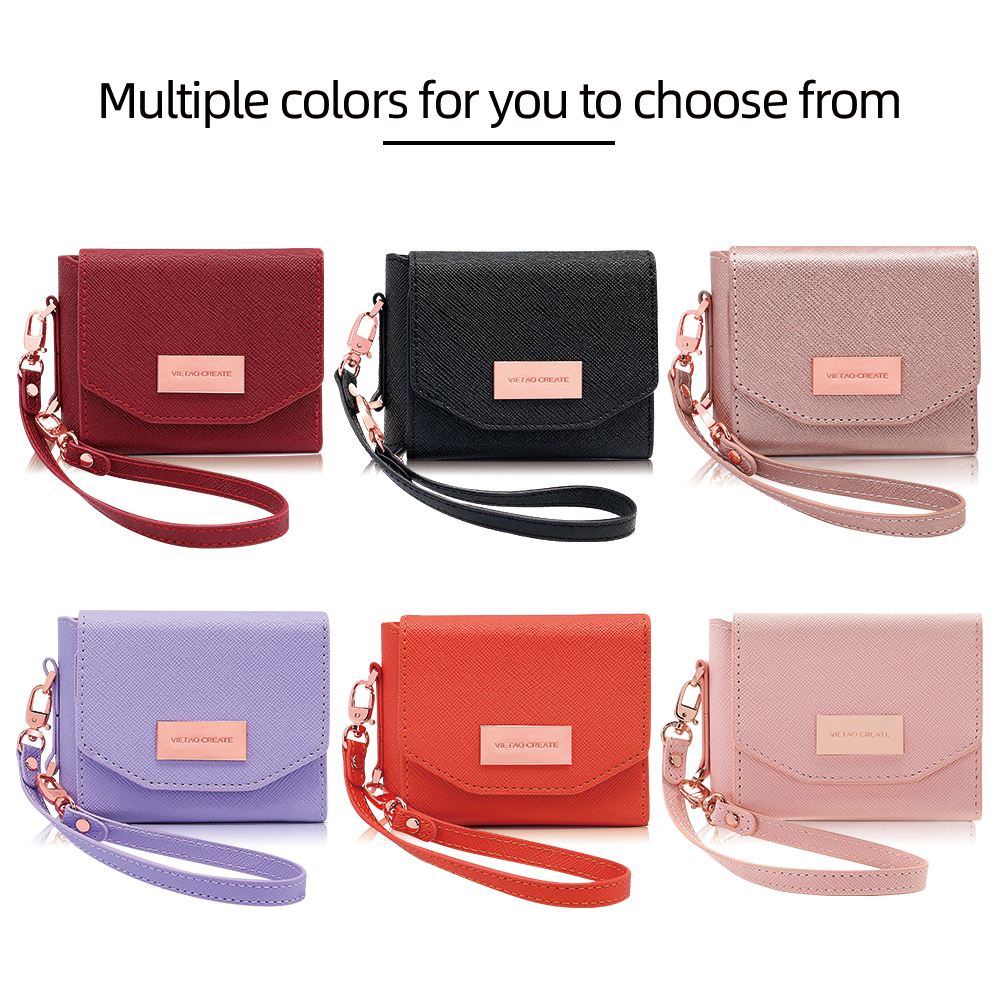 VIETAO Dark Red PU Leather Wal – Phone Cases With Straps recenzja i cena