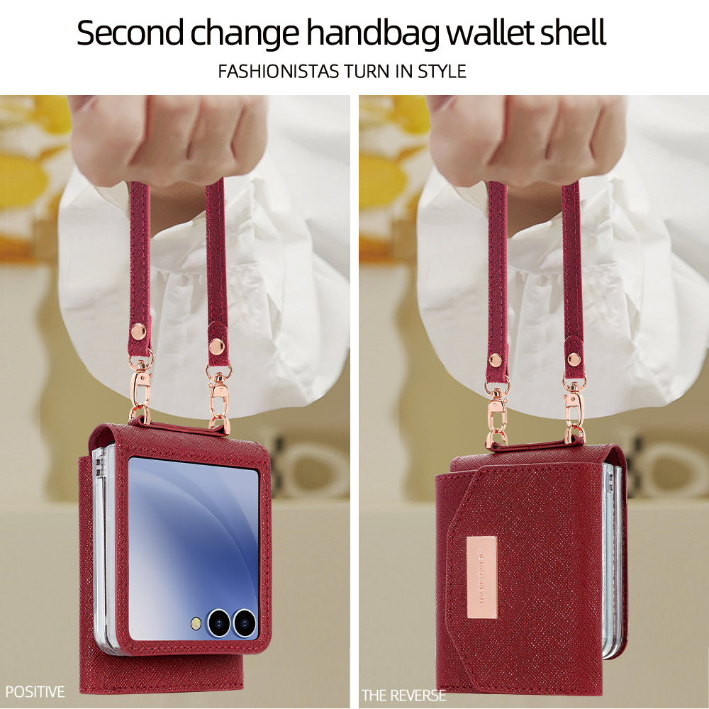 VIETAO Dark Red PU Leather Wal – Phone Cases With Straps recenzja i cena