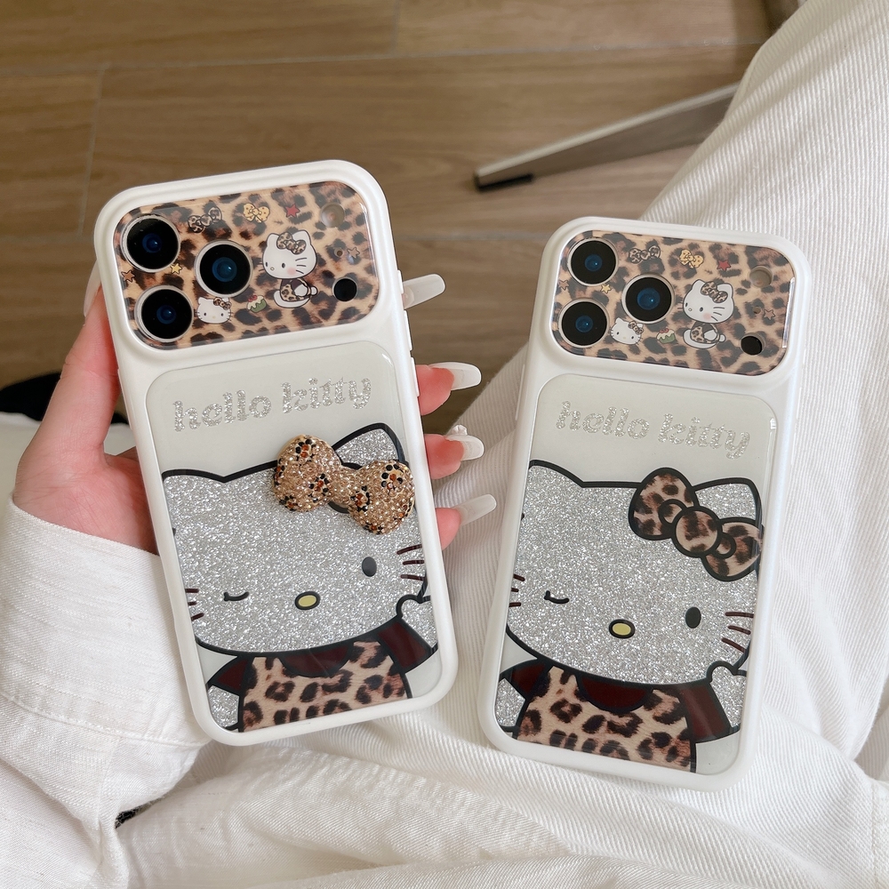Fashion Cute Cartoon Sanrio He – Phone Cases Leopard Print recenzja i cena