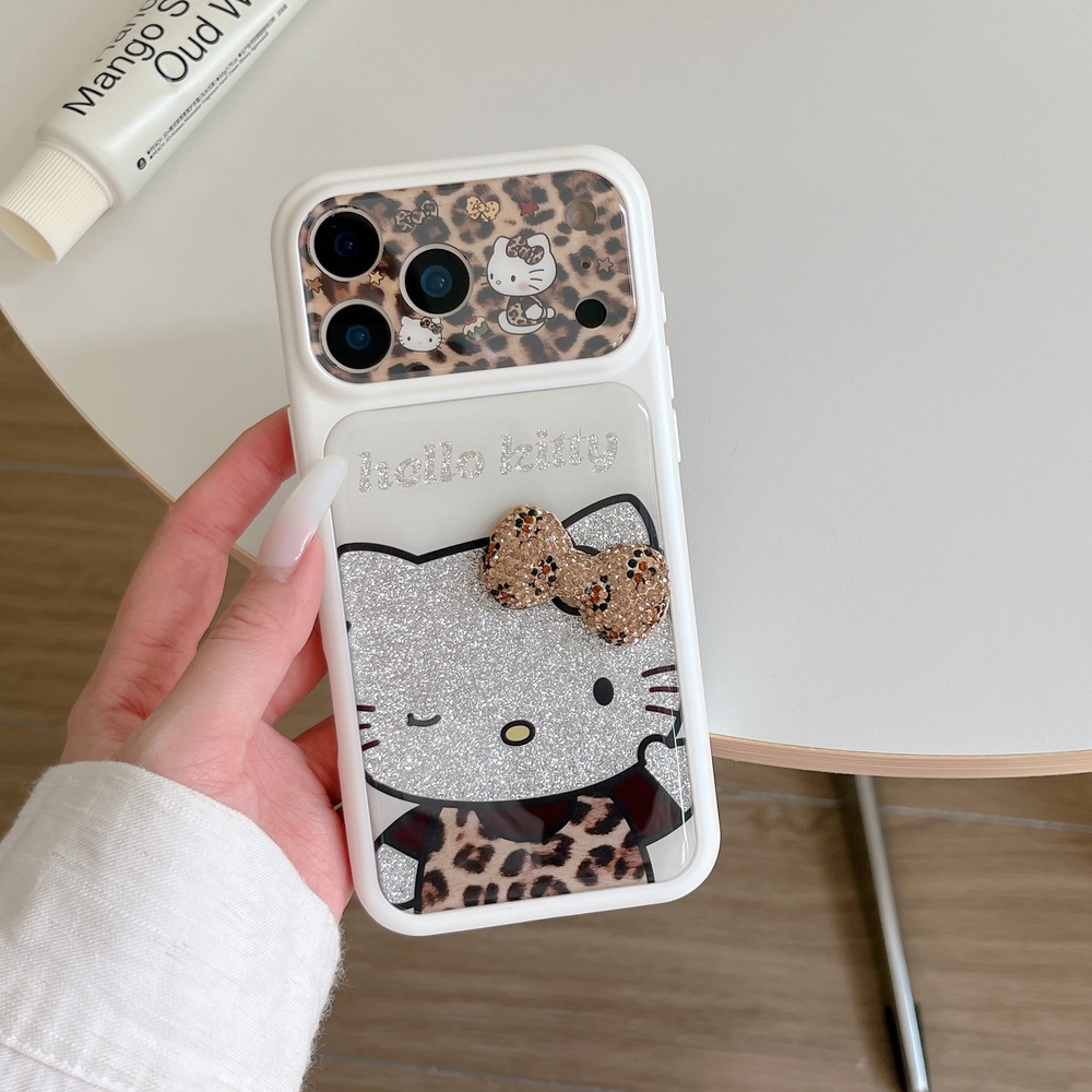 Fashion Cute Cartoon Sanrio He – Phone Cases Leopard Print recenzja i cena