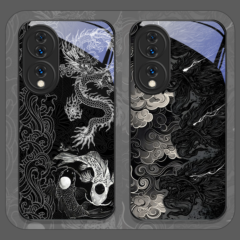 Aesthetic Cool Black Dragon Pr – Phone Cases Aesthetic recenzja i cena