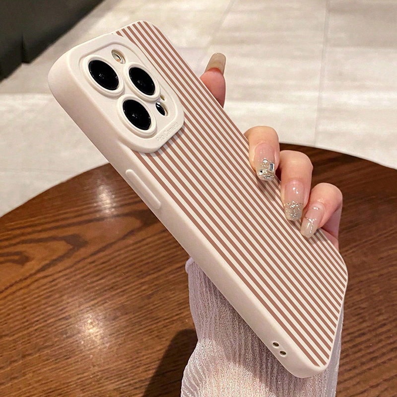 Pink Striped Painted Anti-Drop – Phone Cases Xr Iphone recenzja i cena