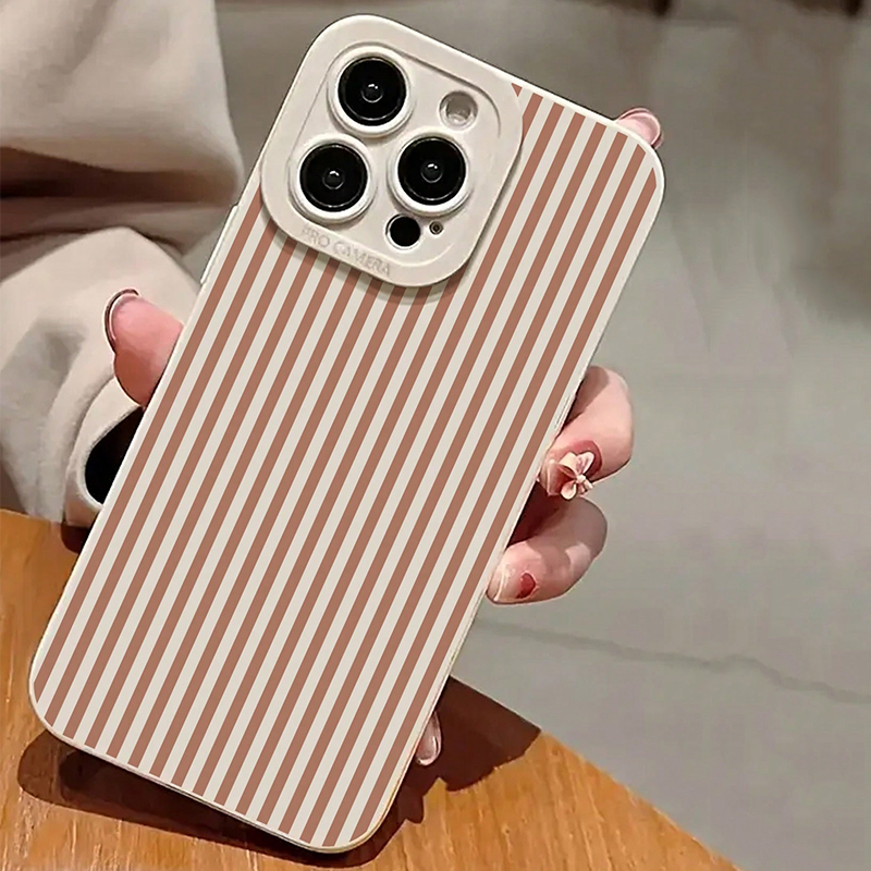 Pink Striped Painted Anti-Drop – Phone Cases Xr Iphone recenzja i cena