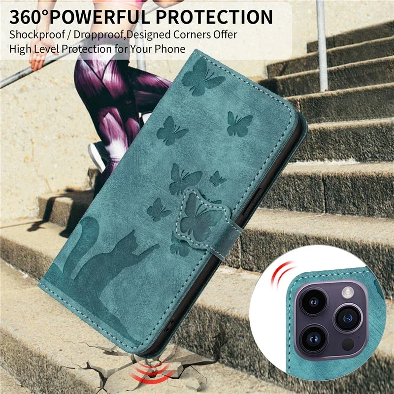 3D Cat Wallet Flip Case for Co – Phone Cases With Wallet On Back recenzja i cena