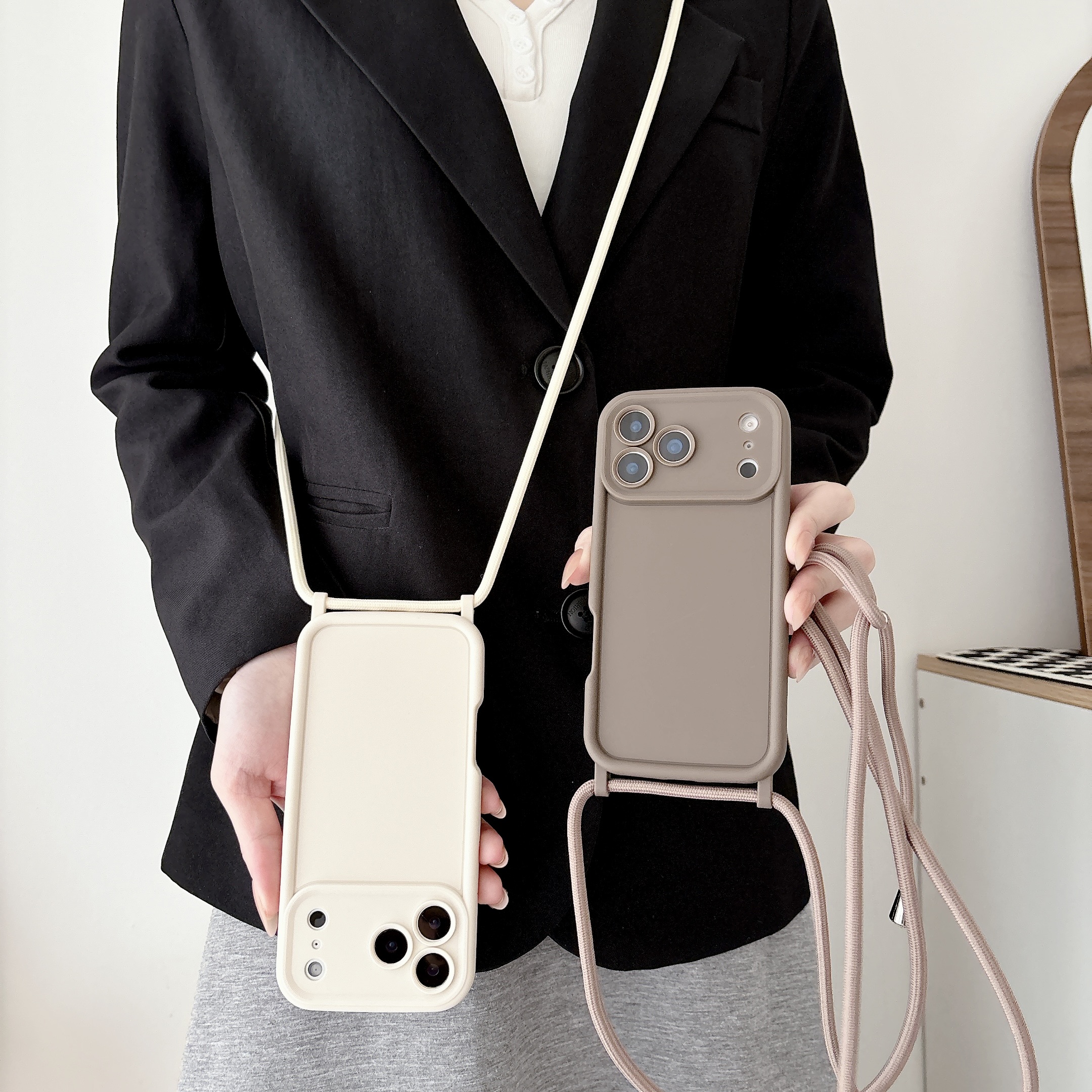 For iPhone 17 16 15 14 13 12 1 – Phone Cases With Straps recenzja i cena