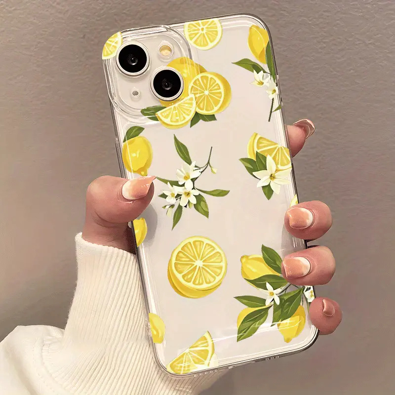 Summer Fruit Lemon Flower Clea – Phone Cases Clear recenzja i cena