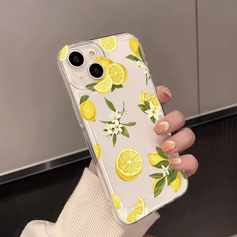 Summer Fruit Lemon Flower Clea – Phone Cases Clear recenzja i cena