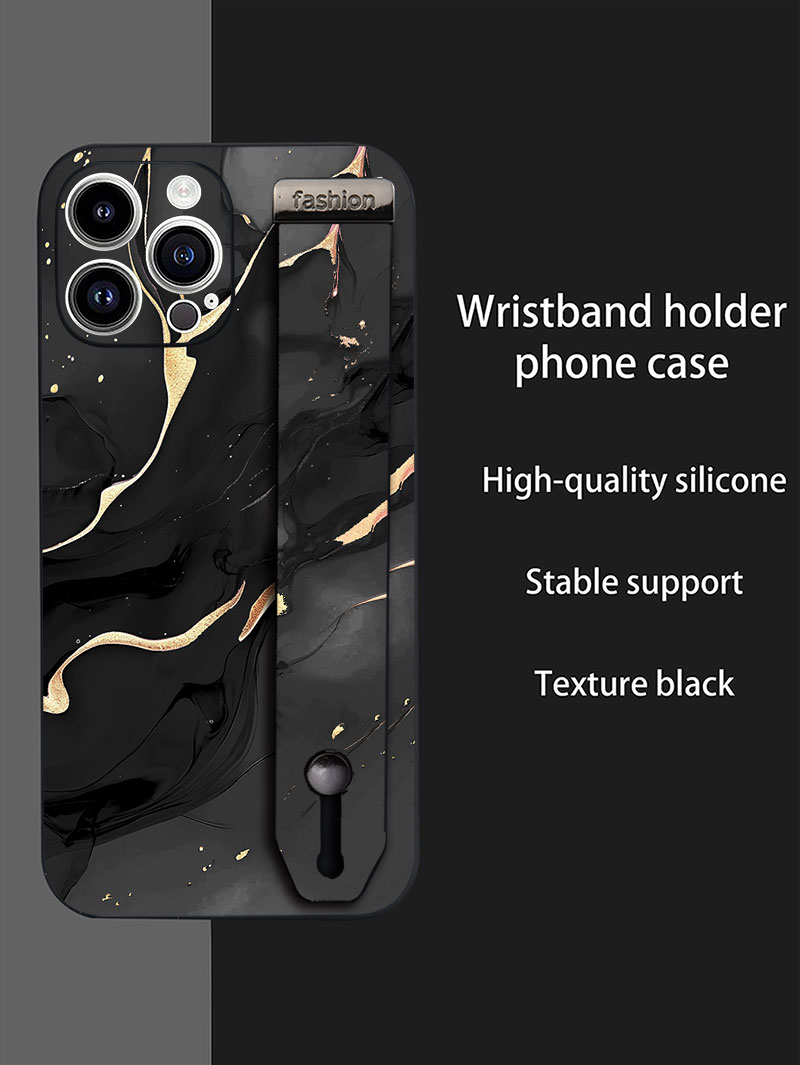Luxury Liquid Silicone Marble  – Phone Cases With Straps recenzja i cena