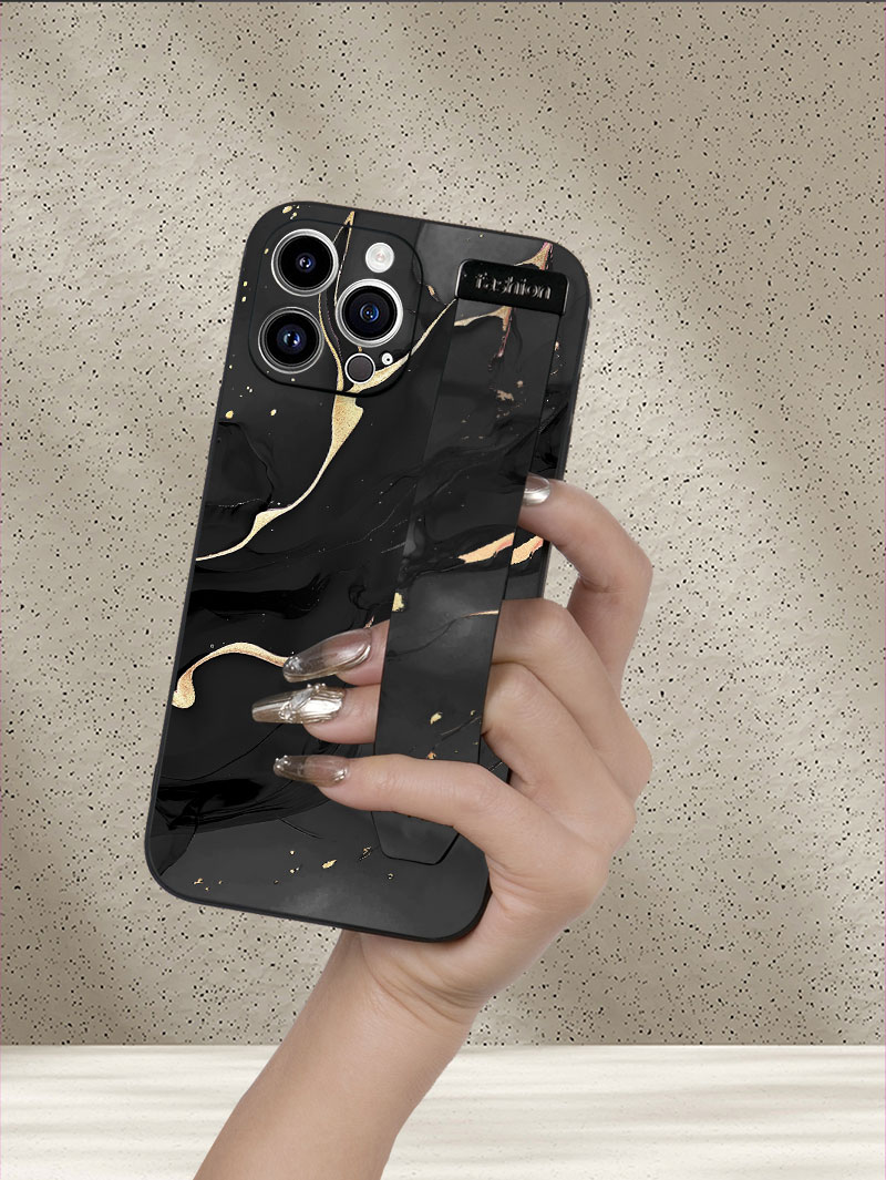 Luxury Liquid Silicone Marble  – Phone Cases With Straps recenzja i cena